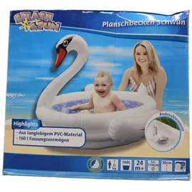 Splash & Fun Planschbecken Schwan 110 x 110 x 0 cm (95)