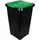 Centi Abfalltonne 50 l Schwarz