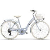 MBM Cityrad »NEW Primavera«, 6 Gang, Shimano, TY300 Schaltwerk, Kettenschaltung, 95468500-46 blau Alle Fahrräder