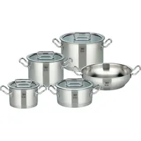 ELO Gourmet Plus Topf-Set 5-tlg. Kochtopf + Servierpfanne + Glasdeckel