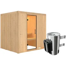 Karibu Daria inkl. 3,6 kW Ofen + int. Steuerung