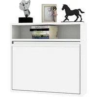 Asir Skye Decor, Optimum - White, Schreibtische, Weiß, 64