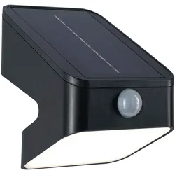 Paulmann Solar LED Wandfluter Lesly Bewegungsmelder  IP65 eckig 113x126mm 3000K 5,5W 400lm   Anthrazit Kunststoff 94608