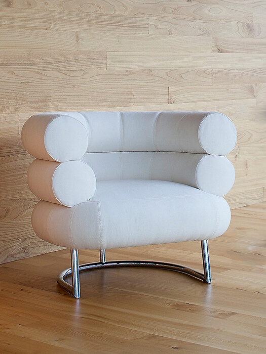 Sessel Bibendum ClassiCon weiß, Designer Eileen Gray, 72x90x79 cm