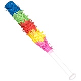 Boland 30901 - Pinata Schläger, Länge 43 cm, Mehrfarbig, Stock für Schlagpinata, Party, Geburtstag, Süßigkeiten, Geschenke, Pinata Zubehör