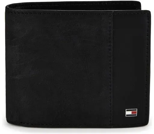 Tommy Hilfiger TH Soho Geldbörse Leder 11 cm  schwarz