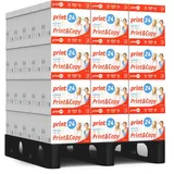print24 Druckerpapier Kopierpapier 150000 Blatt A4 80g Hochweiß CIE 160 Testsieger PEFC Umweltzertifikat