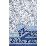 BASSETTI CAPODIMONTE Foulard aus 100% Baumwolle in der Farbe Blau B1, Maße: 180x270 cm - 9328379