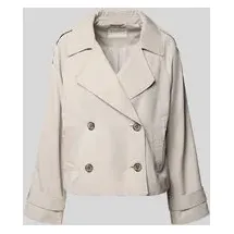 Tom Tailor Regular Fit Trenchcoat mit Schulterriegeln, Beige, S