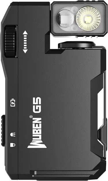 WUBEN G5 LED-Taschenlampe, extrem hell, USB‐C wiederaufladbar, 1200 Lumen, IP68 wasserdicht, mit 6 Modi, taktische Mini-Handheld-Taschenlampe für Outdoor-Camping, Wandern und Notfälle, Schwarz, Neujahrsmarkt, Top Geschenkideen