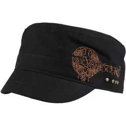 Evanescence Unisex Baumwoll-Cap im millitärischen Schnitt mit leicht gebogenen Schnitt Schwarz - One-Size