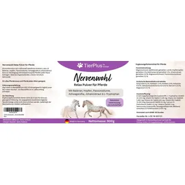 Exvital TierPlus Nervenwohl Relax Pulver für Pferde 900 g
