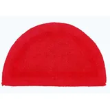 Homescapes Halbrunde Badematte Rot 50 x 80 cm