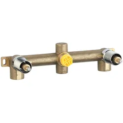 Herzbach LOGIC Wandbrückenbatterie Universal-Einbaukörper, Montagezubehör,
