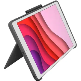 Logitech Combo Touch Tablet-Tastatur für iPad 10 2022 grau DE