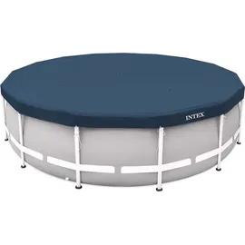 Intex Deluxe Abdeckplane rund Blau 366x20 cm