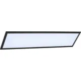 Briloner - LED Panel, Schlafzimmerlampe, 100x25x6 cm, Schwarz