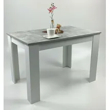 schömig 24/7 ® Esstisch 110 x 74,5 x 70 cm grau/weiß