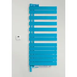 Zehnder Design-Elektroheizkörper „Roda Twist Spa Air“ 55 × 134,6 cm in Champagne