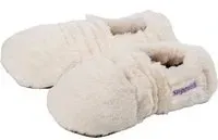 Warmies® Slippies® Deluxe en peluche crème beige Taille 36-40 Coussin Chauffant 1 pc(s)