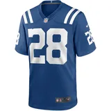 Nike Footballtrikot NIKE "Nike Trikot Indianapolis Colts NFL Home Game Jersey Taylor 28", Damen, Gr. S, blau (mehrfarbig), 100% Polyester, Trikots