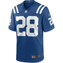 Nike Footballtrikot NIKE "Nike Trikot Indianapolis Colts NFL Home Game Jersey Taylor 28", Damen, Gr. S, blau (mehrfarbig), 100% Polyester, Trikots