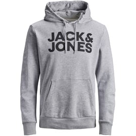 JACK & JONES Corp Logo Kapuzenpullover Black / Print Large Print / W Black L