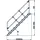 Günzburger MUNK Aluminium-Treppe Stufen 45° 16 Stufen