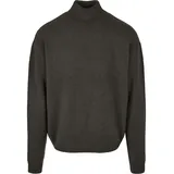 URBAN CLASSICS Rundhalspullover Schwarz 3XL