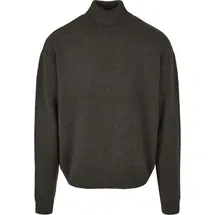 URBAN CLASSICS Rundhalspullover Schwarz 3XL