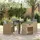 vidaXL Garten Essgruppe 5-tlg. Beige