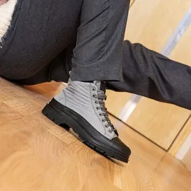 Art Unisex 1895 Birmingham Oxford-Stiefel, Grau Schwarz, 42