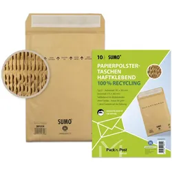 MAILmedia Polstertaschen für DIN B5 braun
