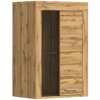 Xonox.home Hängevitrine Standvitrine in Wotan Eiche Nb., ca.60x86x35 cm