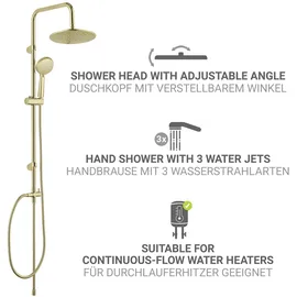 Wenko Duschsystem Mod. Young Line Gold