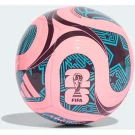 adidas FIFA Fußball-Weltmeisterschaft 26 Trionda Club Ball Beam Pink / Noble Red / Blue Gr. 3