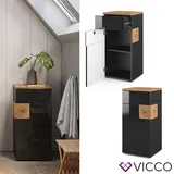 Vicco Eden Midischrank 40 x 84 x 37 cm Antrazit