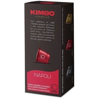 Kimbo Kapseln Kompatibel nespresso Napoli - Karton À 12 Stück (120 Kapseln)