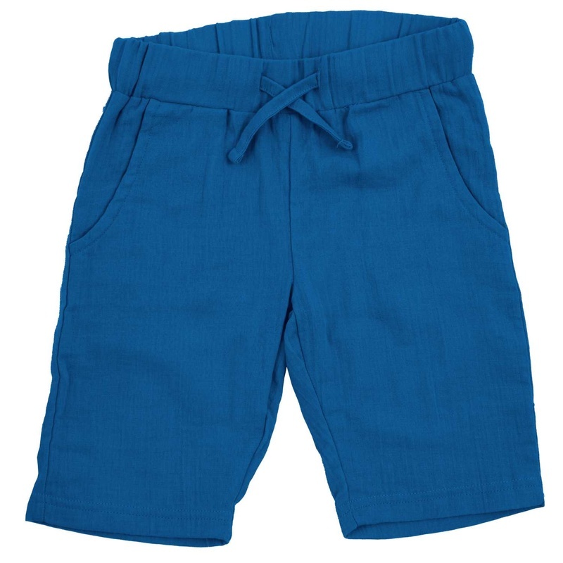 Maxomorra - Shorts COTTON KNEE in blau, Gr.134/140