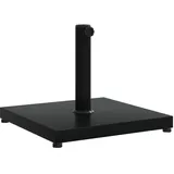 vidaXL Schirmständer Stahl 18 kg Schwarz