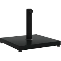 vidaXL Schirmständer Stahl 18 kg Schwarz