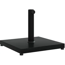 vidaXL Schirmständer Stahl 18 kg Schwarz