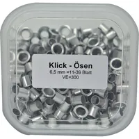 Soldan Klick-Öse Nr. 2 klick65 6,5mm silber 300 Stück