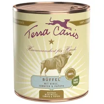 Terra Canis Classic Büffel mit Hirse, Tomaten & Papaya 12x800g Dose Hundenassfutter
