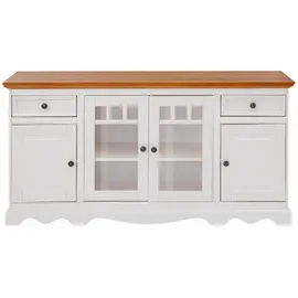 OTTO home Sideboard Melissa 169 x 85 x 45 cm Gelb / Weiß
