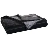 Home4You Wohndecke, 150 x 200 cm - Anthrazit - Polyester