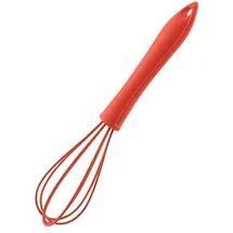 KOCHBLUME Schneebesen S, Kein Verkratzen von empfindlichen Oberflächen rot 4 cm x 19 cm