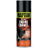 U-POL Sprühlack RAPTOR MOTORLACK - Hitzebeständig bis 300°C - gegen Rost / Korrosion, Hitzebeständig bis 300°C schwarz
