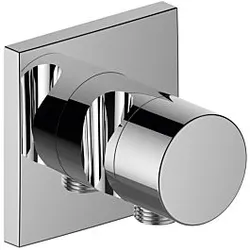 Keuco IXMO Pure Absperrventil 59541010202 verchromt, Unterputz, eckig, Schlauchanschluss/Brausehalter