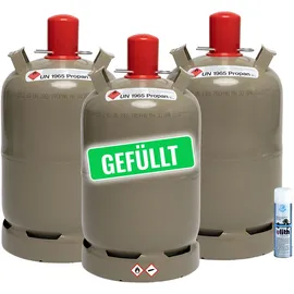 Bluecraft Gasflasche 11 kg grau